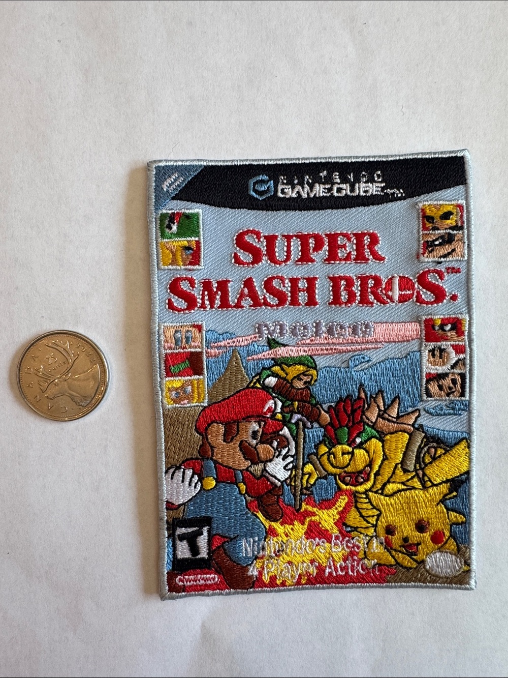 Nintendo Super Smash Bros. Patch - Red, Yellow, Blue, Green